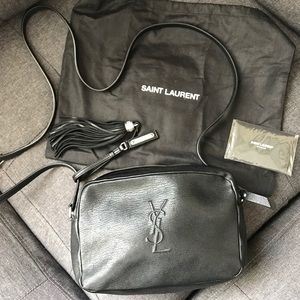Yves Saint Laurent Small Mono Leather Camera Bag